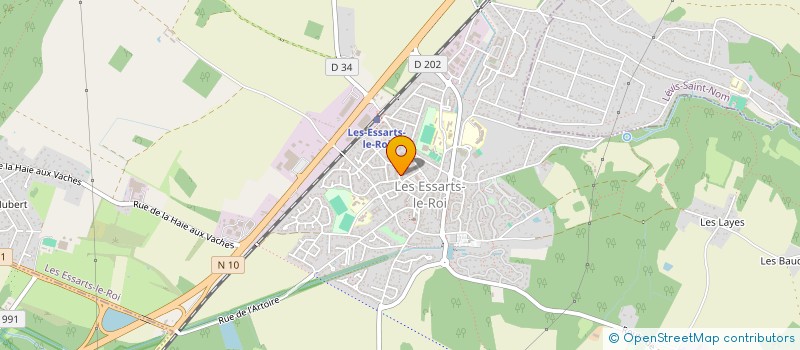 localisation de l'entreprise MADAME LINE URDIALES RODRIGUEZ  LES ESSARTS-LE-ROI