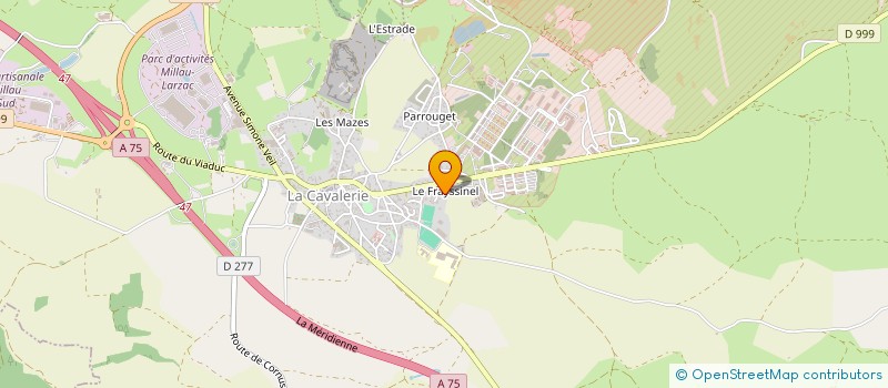 localisation de l'entreprise MADAME LINE VALETTE  LA CAVALERIE