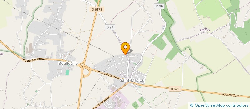 localisation de l'entreprise MADAME LINE VIGIER  BOULLEVILLE