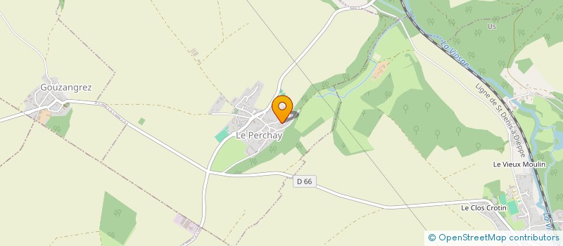 localisation de l'entreprise MADAME LINEDA GEOFFROY  LE PERCHAY