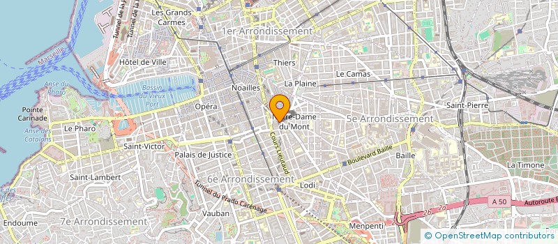 localisation de l'entreprise MADAME LINEDY GERAN  MARSEILLE