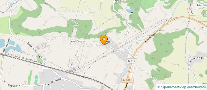 localisation de l'entreprise MADAME LINETTE CAUDERA  COLAYRAC-SAINT-CIRQ