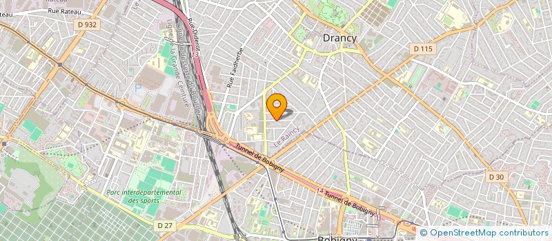 localisation de l'entreprise MADAME LING QIAN à DRANCY