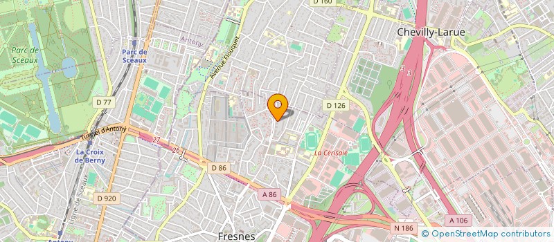 localisation de l'entreprise MADAME LING TANG  FRESNES