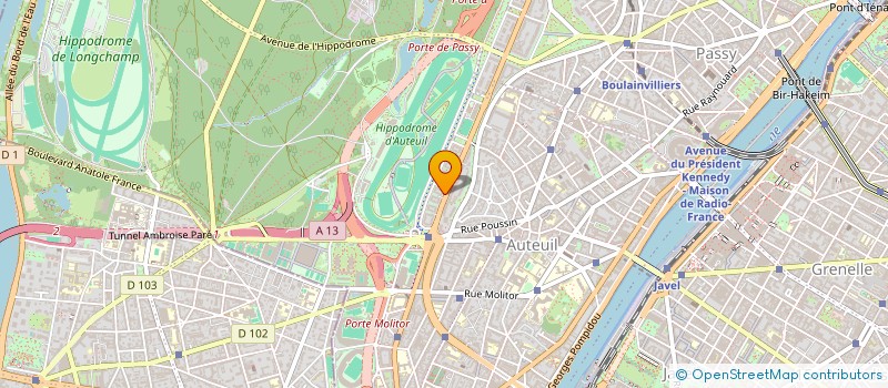 localisation de l'entreprise MADAME LINGCHEN MENG  PARIS