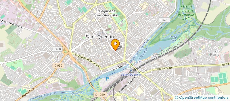 localisation de l'entreprise MADAME LINGDAN ZHENG à SAINT-QUENTIN