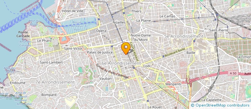localisation de l'entreprise MADAME LINGLI LI à MARSEILLE
