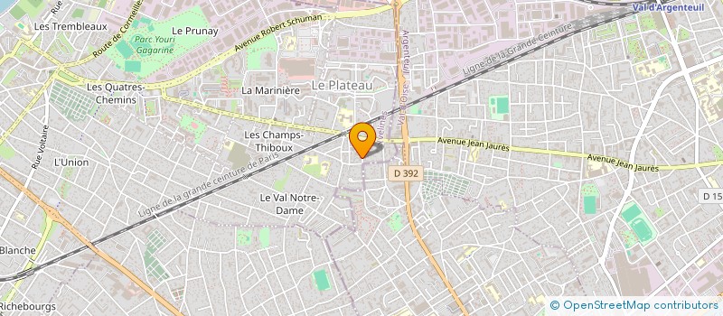 localisation de l'entreprise MADAME LINGYUE KONG à SARTROUVILLE