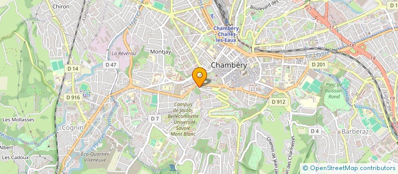 localisation de l'entreprise MADAME LINLAY FRAGNOL  CHAMBERY