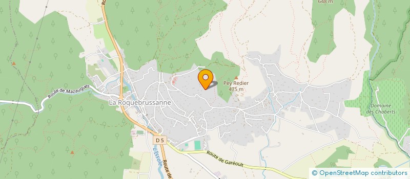 localisation de l'entreprise MADAME LINN SEKUND  LA ROQUEBRUSSANNE