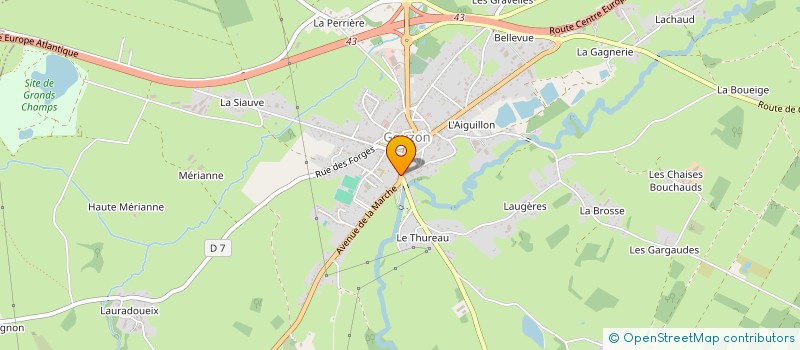 localisation de l'entreprise MADAME LINSAY BOUSQUET à GOUZON