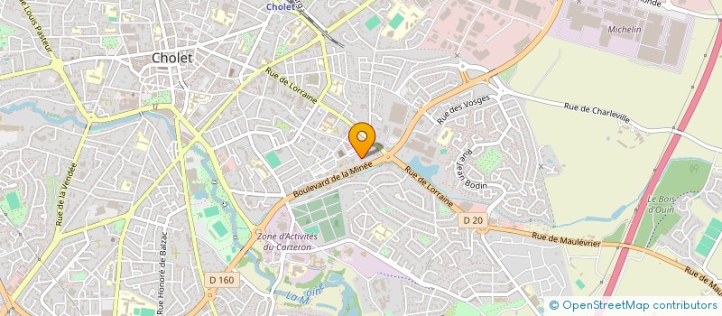 localisation de l'entreprise MADAME LINSAY DREANO à CHOLET