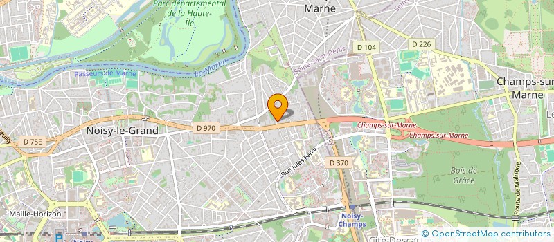 localisation de l'entreprise MADAME LINSAY MOREIRA à NOISY-LE-GRAND