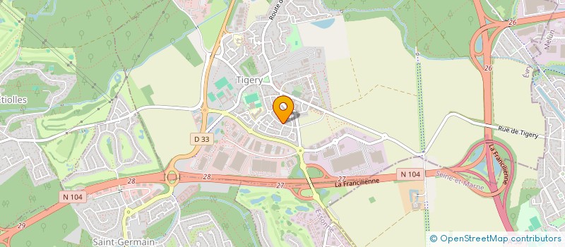 localisation de l'entreprise MADAME LINSEY GALOU  TIGERY