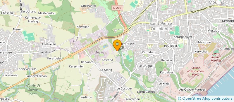 localisation de l'entreprise MADAME LINSEY GHETTAS à BREST