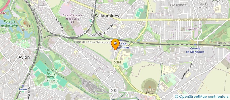 localisation de l'entreprise MADAME LINTISAR LAMHAMDI  SALLAUMINES