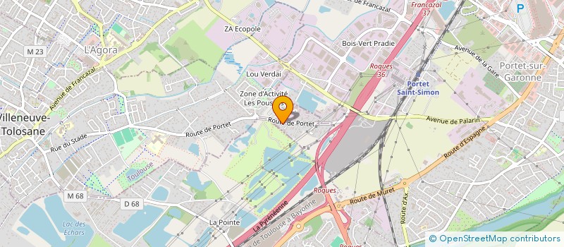 localisation de l'entreprise MADAME LINY UNG à VILLENEUVE-TOLOSANE