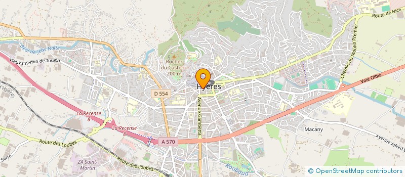 localisation de l'entreprise MADAME LIO LOPEZ à HYERES