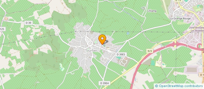 localisation de l'entreprise MADAME LIONEL DEC  TOURBES