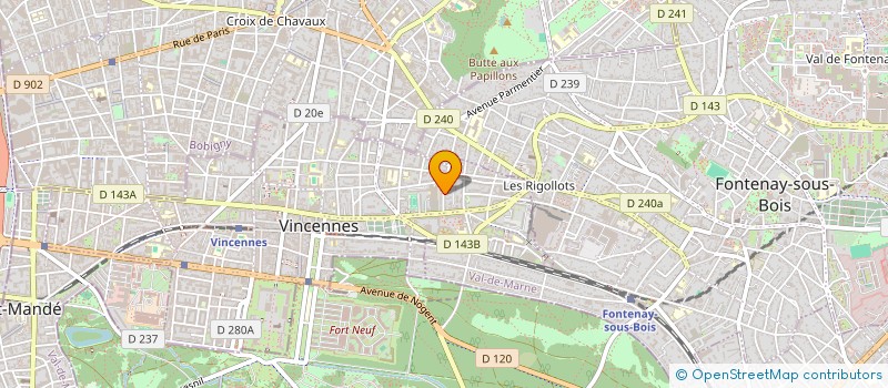 localisation de l'entreprise MADAME LIORA BENAIS à VINCENNES