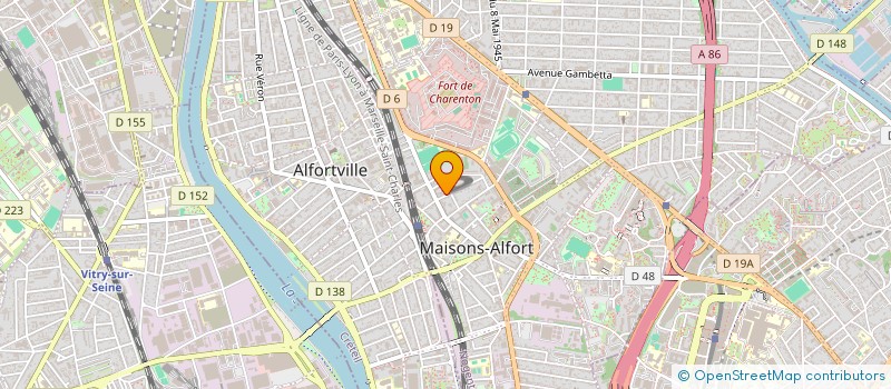 localisation de l'entreprise MADAME LIORA ROSEMONT  MAISONS-ALFORT