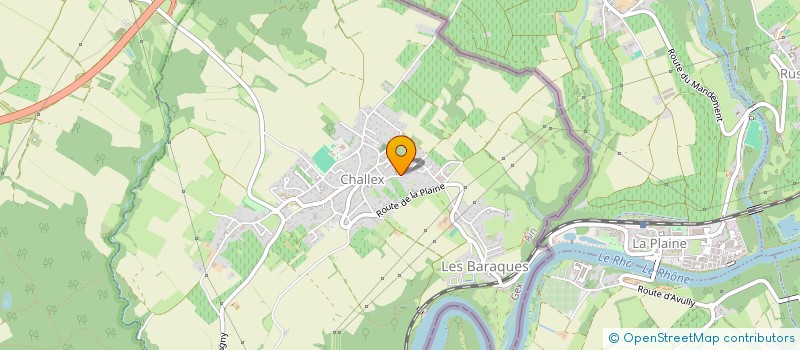 localisation de l'entreprise MADAME LIOUDMILA CHAFRANOVA à CHALLEX