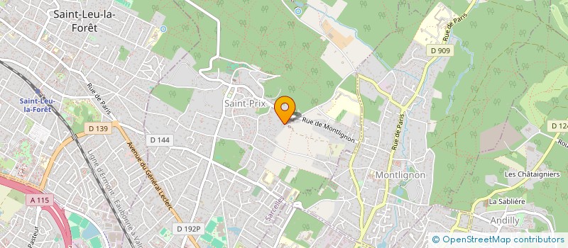 localisation de l'entreprise MADAME LIOUDMILA DANSOVTSEVA à SAINT-PRIX
