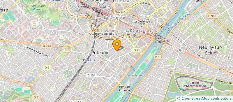 localisation de l'entreprise MADAME LIOUDMILA LOUDA POPOVA  PUTEAUX