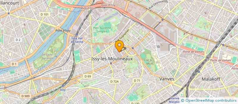 localisation de l'entreprise MADAME LIQIN ZHANG à ISSY-LES-MOULINEAUX