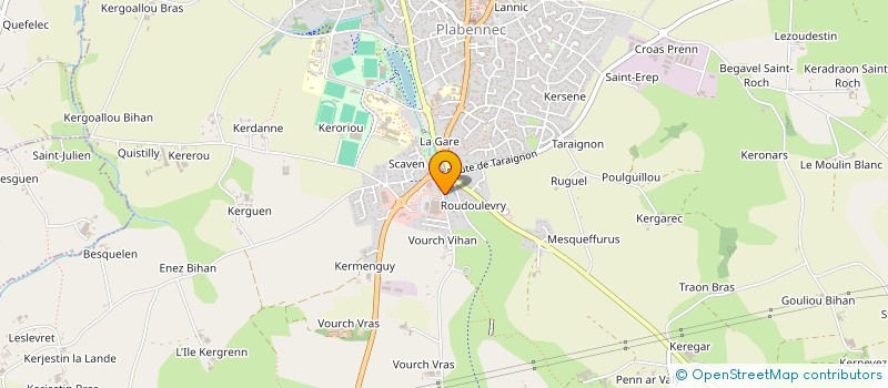 localisation de l'entreprise MADAME LISA ALLEGOET  PLABENNEC