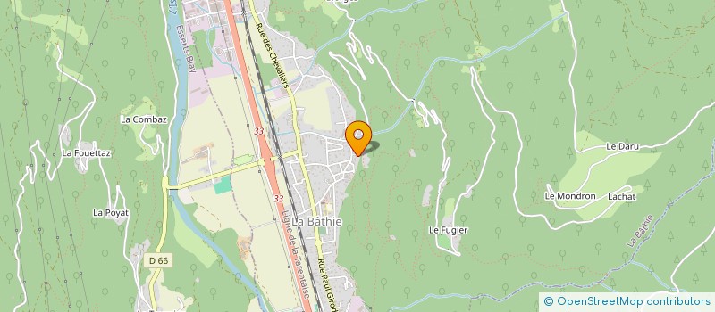 localisation de l'entreprise MADAME LISA ANTUNES  LA BATHIE