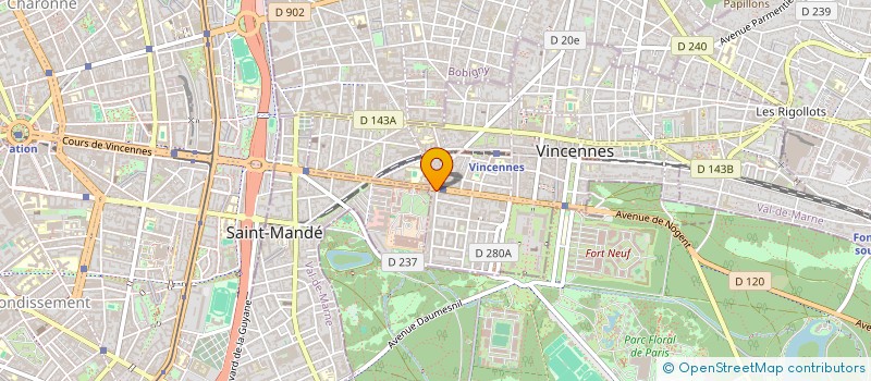 localisation de l'entreprise MADAME LISA ARBIB à VINCENNES