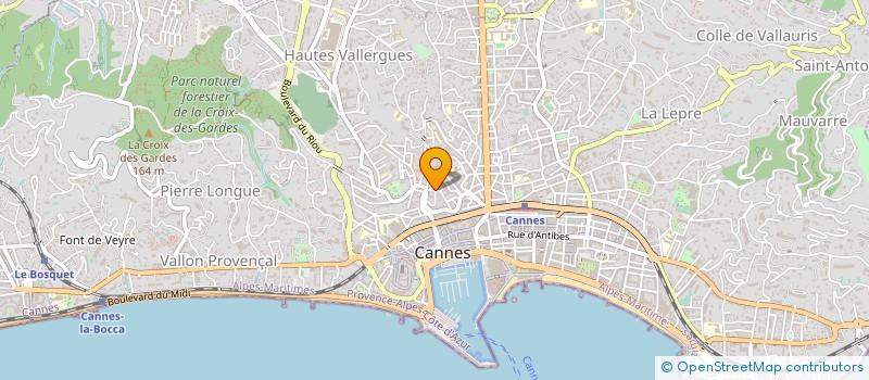 localisation de l'entreprise MADAME LISA ATOKIAN à CANNES