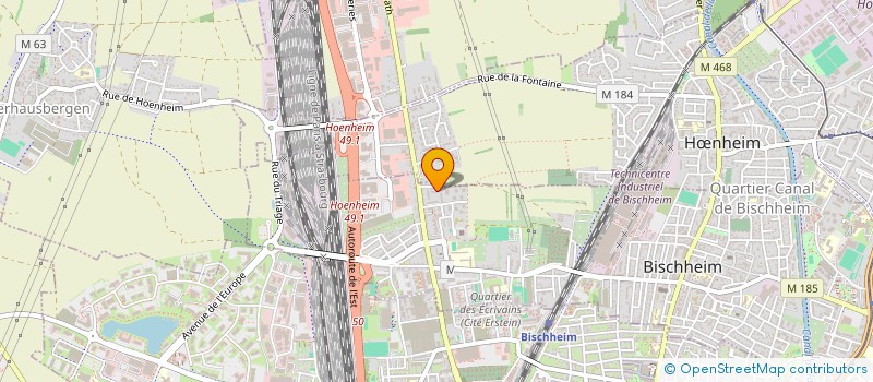 localisation de l'entreprise MADAME LISA AUBERT  BISCHHEIM