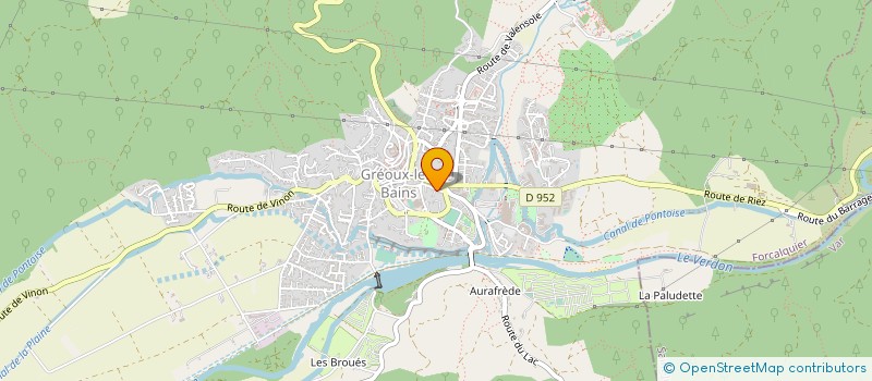 localisation de l'entreprise MADAME LISA BAARS à GREOUX-LES-BAINS