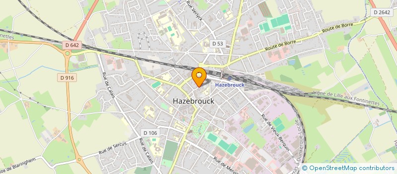 localisation de l'entreprise MADAME LISA BAEY à HAZEBROUCK