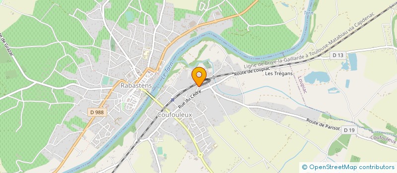 localisation de l'entreprise MADAME LISA BAGUES  RABASTENS