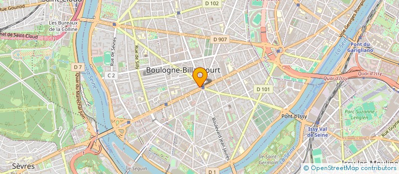 localisation de l'entreprise MADAME LISA BALDESCHI à BOULOGNE-BILLANCOURT