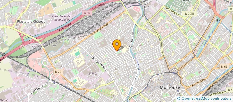 localisation de l'entreprise MADAME LISA BARRIETA  MULHOUSE