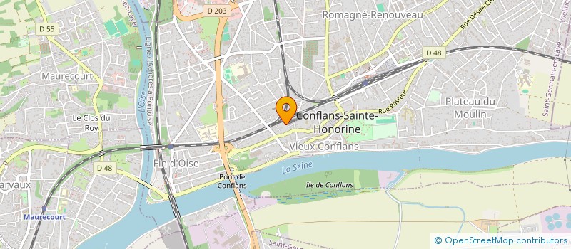 localisation de l'entreprise MADAME LISA BEAUJON  CONFLANS-SAINTE-HONORINE