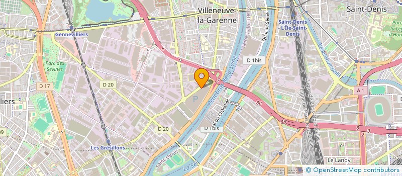 localisation de l'entreprise MADAME LISA BENATTAR CHOUISSA  VILLENEUVE-LA-GARENNE