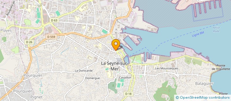 localisation de l'entreprise MADAME LISA BENCHEIKH à LA SEYNE-SUR-MER
