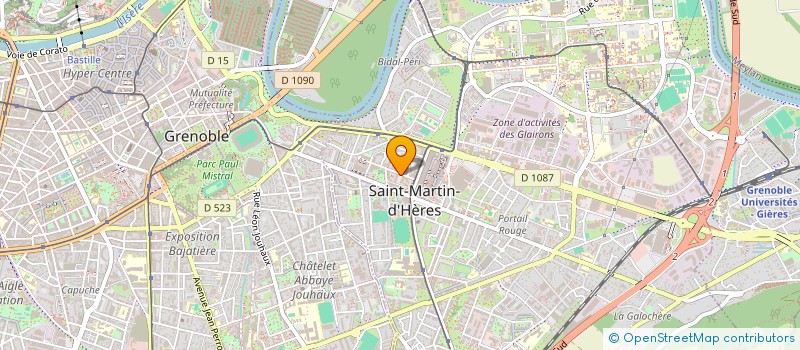 localisation de l'entreprise MADAME LISA BERNAL  SAINT-MARTIN-D'HERES