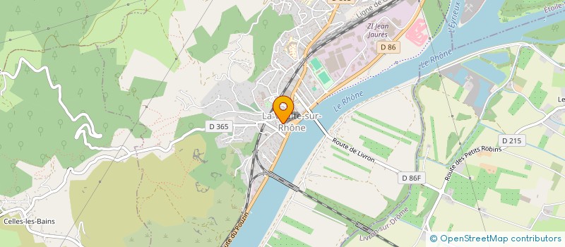 localisation de l'entreprise MADAME LISA BERROU  LA VOULTE-SUR-RHONE