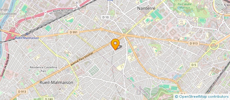 localisation de l'entreprise MADAME LISA BERTHELOT  NANTERRE