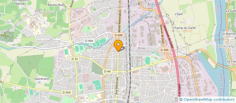 localisation de l'entreprise MADAME LISA BESSON  VILLEFRANCHE-SUR-SAONE