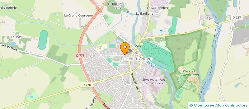 localisation de l'entreprise MADAME LISA BISSON  SABLE-SUR-SARTHE