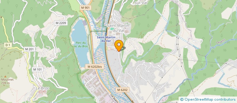 localisation de l'entreprise MADAME LISA BOMMELAER  SAINT-MARTIN-DU-VAR