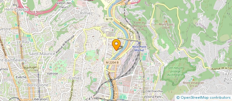 localisation de l'entreprise MADAME LISA BONAZZA  NICE