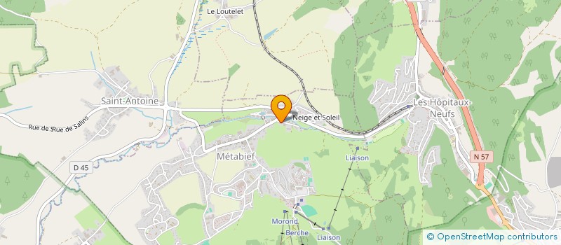 localisation de l'entreprise MADAME LISA BONET  METABIEF